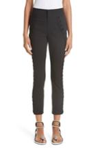 Women's Isabel Marant Beaded Grommet Crop Trousers Us / 36 Fr - Black