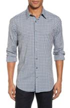 Men's Rodd & Gunn Larkins Way Regular Fit Check Sport Shirt, Size - Grey