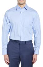 Men's Nordstrom Men's Shop Classic Fit Non-iron Solid Dress Shirt - 34 - Grey