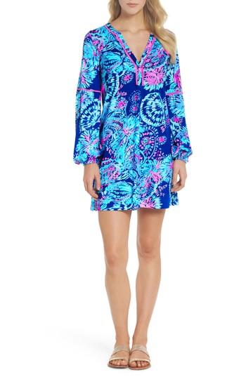 Women's Lilly Pulitzer Joy Floral Print Shift Dress - Blue
