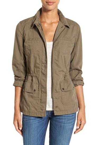 Women's Caslon Utility Jacket - Green