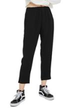 Women's Topshop Boutique Drawcord Jogger Pants Us (fits Like 0) X - Black