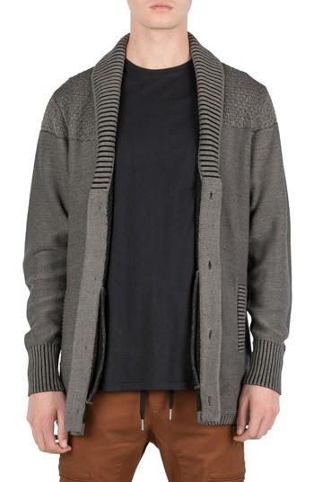 Men's Zanerobe Salem Shawl Collar Cardigan - Black