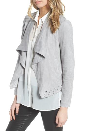 Women's Bb Dakota Arly Faux Suede Jacket - Grey