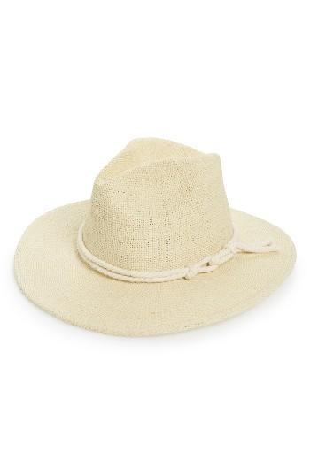Women's Brixton Ellington Straw Fedora - Beige