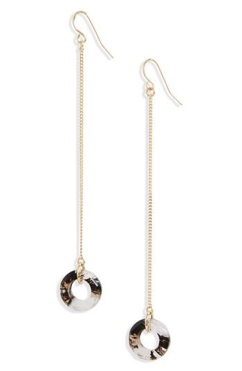 Women's Bp. Stone Circle & Chain Drop Earrings