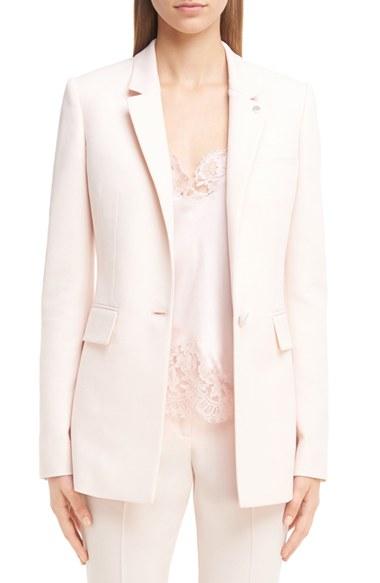 Women's Givenchy Stud Detail Wool Blazer