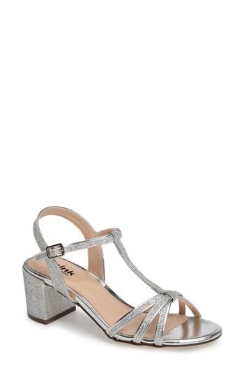 Women's Paradox London Pink Sadie T-strap Sandal M - Metallic