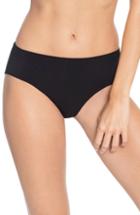 Women's Robin Piccone Ava High Waist Bikini Bottoms - Black