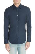 Men's Maison Margiela Raised Seam Sport Shirt Eu - Blue