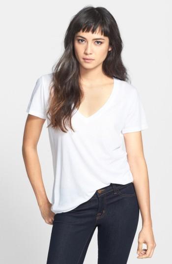 Women's Splendid Jersey V-neck Tee