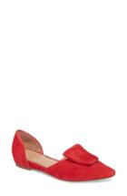 Women's Linea Paolo Sophie D'orsay Flat M - Red
