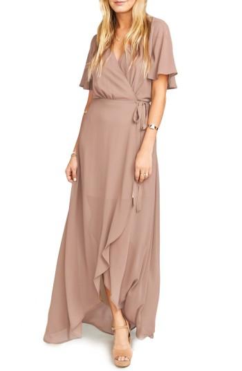 Women's Show Me Your Mumu Sophia Wrap Dress - Brown