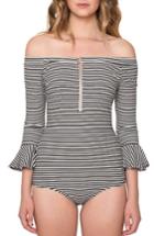 Women's Willow & Clay Off The Shoulder Bodysuit - Black