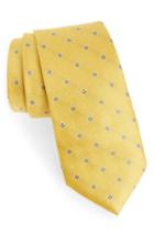 Men's Southern Tide Augustine Silk Tie, Size - Yellow