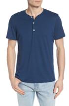 Men's Mizzen+main Tigua Short Sleeve Henley - Blue