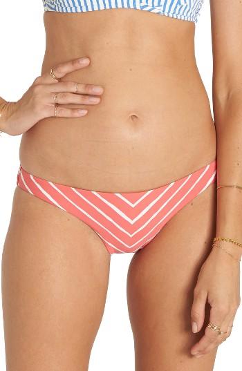 Women's Billabong Off Tide Tropic Bikini Bottoms - Coral