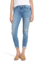 Women's Mavi Jeans Adriana Ripped Skinny Crop Jeans - Blue