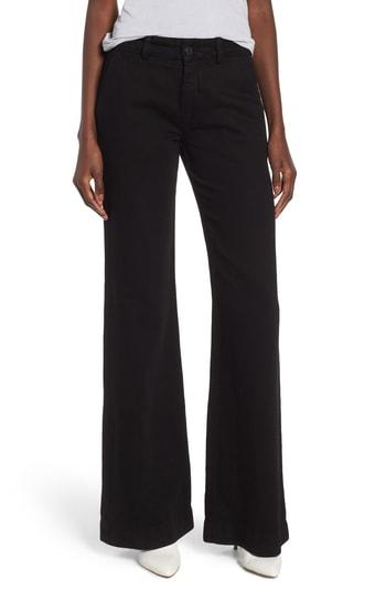 Women's Hudson Jeans Nico Flare Trouser Jeans - Black