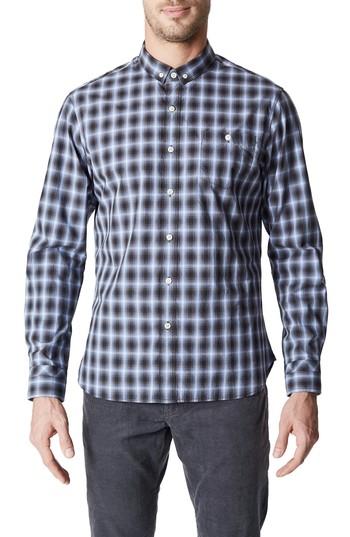 Men's 7 Diamonds Higher Ground Woven Shirt, Size - Blue