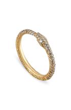 Women's Gucci Ouroboros Diamond Pave Snake Ring