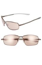 Men's Nike Pivot Eight E 62mm Oversize Sunglasses - Walnut/ Golf Flash Electric