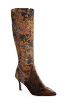 Women's Ron White Cher Floral Knee High Boot Eu - Beige