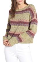 Women's Bp. Candy Stripe Sweater, Size - Yellow