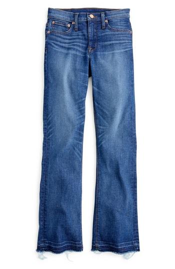 Women's J.crew Billie Demi Boot Crop Jeans - Blue/green