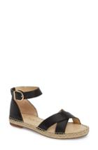 Women's Sole Society Saundra Espadrille Sandal M - Black