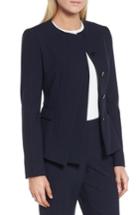 Women's Boss Jadela Pinstripe Suit Jacket R - Blue