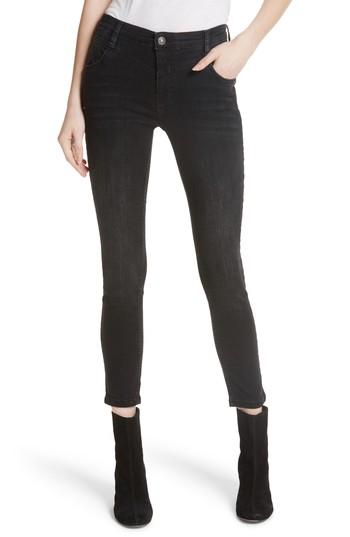 Women's Free People Mara Skinny Jeans - Black