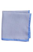 Men's Eton Chain Print Silk Pocket Square