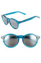 Women's Maui Jim Pineapple 50mm Polarized Round Sunglasses - Teal Green