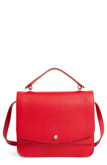 Elizabeth & James Eloise Leather Shoulder Bag - Red
