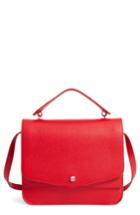 Elizabeth & James Eloise Leather Shoulder Bag - Red