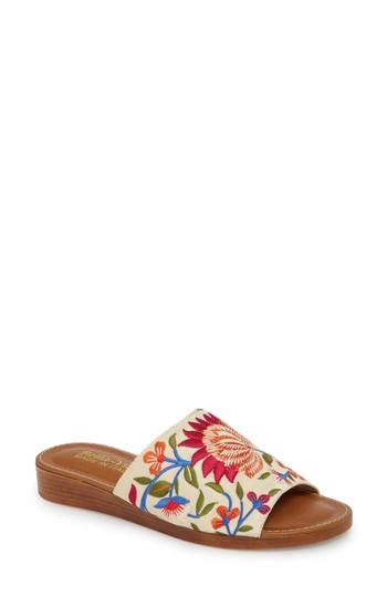 Women's Bella Vita Abi Slide Sandal .5 N - Beige