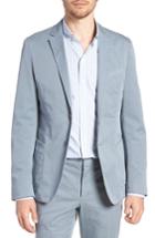 Men's Boss Hanry-d Trim Fit Stretch Cotton Blazer R - Blue
