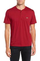 Men's Lacoste Henley T-shirt (s) - Red