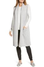 Women's Halogen Cashmere Vest, Size - Grey