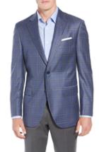 Men's Peter Millar Flynn Classic Fit Wool Sport Coat L - Blue
