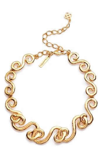 Women's Oscar De La Renta Swirl Necklace