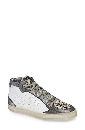 Women's P448 Love B Mid Top Sneaker -4.5us / 35eu - White