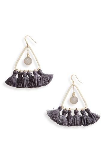 Women's Love's Affect Gwen Tassel Chandelier Earrings