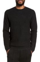 Men's Vince Thermal Wool & Cashmere Sweater - Grey
