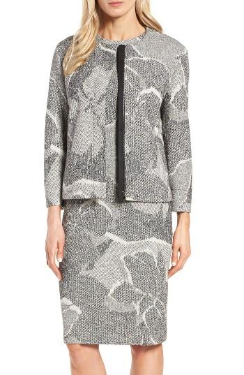 Women's Boss Karala Jacquard Collarless Jacket