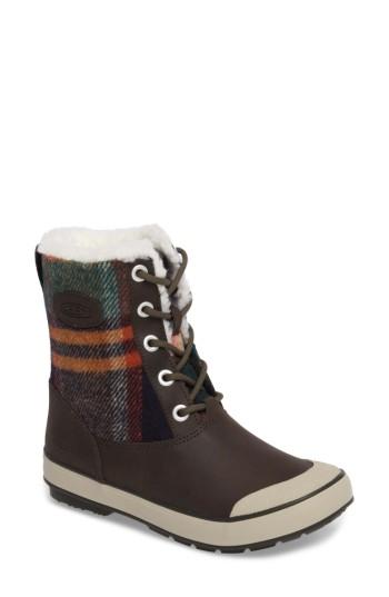 Women's Keen 'elsa' Waterproof Boot M - Brown