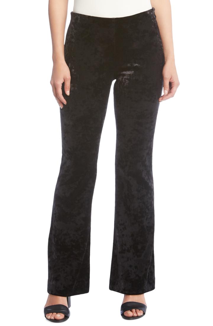 Women's Karen Kane Avery Velvet Bootcut Pants
