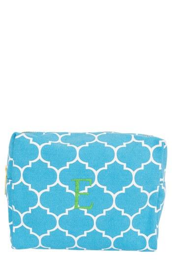 Cathy's Concepts Monogram Cosmetics Bag