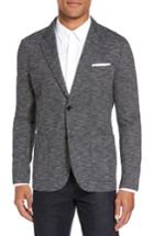 Men's Good Man Brand Slim Fit Vintage Herringbone Knit Blazer, Size - Grey